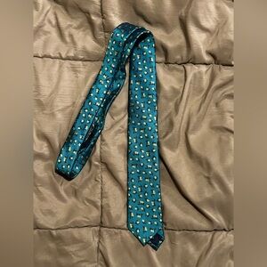 The Tie Bar- Blue tie with Lemon print- OS